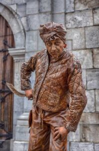 Beeldje Sinbad Living Statues